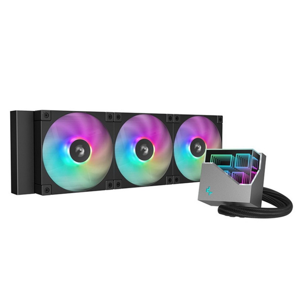 Система жидкостного охлаждения для процессора Deepcool LT360 ARGB Black (R-LT360-BKAMNC-G-1)
