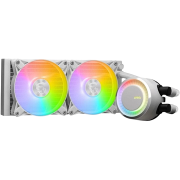 Система жидкостного охлаждения для процессора MSI MAG CORELIQUID E240 ARGB White (306-7ZW5E27-C24)