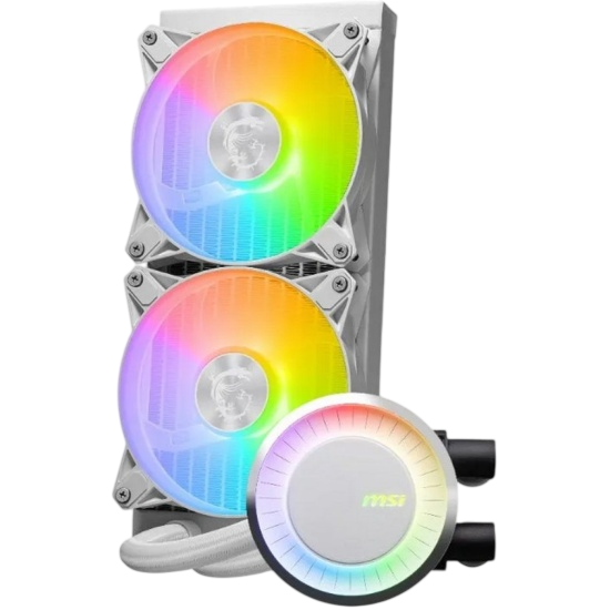 Система жидкостного охлаждения для процессора MSI MAG CORELIQUID E240 ARGB White (306-7ZW5E27-C24)