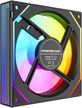Вентилятор для корпуса Powercase (M52-12 ARGB) Black