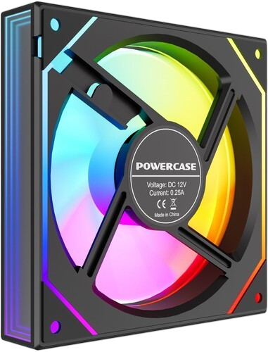 Вентилятор для корпуса Powercase (M52-12 ARGB) Black