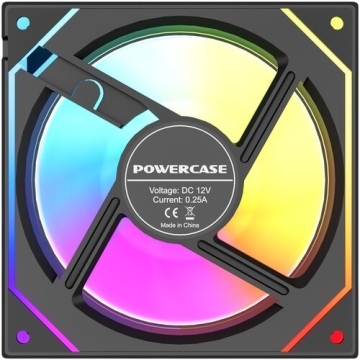 Вентилятор для корпуса Powercase (M52-12 ARGB) Black