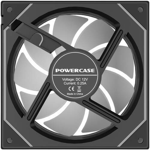 Вентилятор для корпуса Powercase (M52-12 ARGB) Black