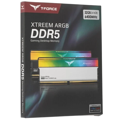 Оперативная память 32 Gb 6400 MHz Team Group T-FORCE XTREEM ARGB Narvik Black (FF9D532G6400HC32ADC01)