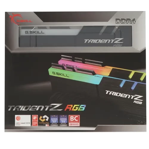 Оперативная память 16 Gb 3600 MHz G.Skill TRIDENT Z RGB (F4-3000C15D-16GTZR)