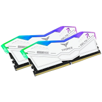 Оперативная память 32 Gb 7600 MHz Team Group T-FORCE DELTA RGB White (FF4D532G7600HC36DDC01)