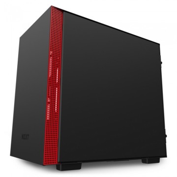 Компьютерный корпус NZXT H210i Black/Red CA-H210i-BR