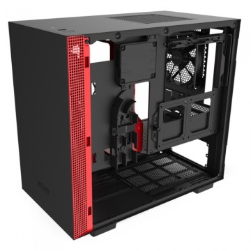 Компьютерный корпус NZXT H210i Black/Red CA-H210i-BR