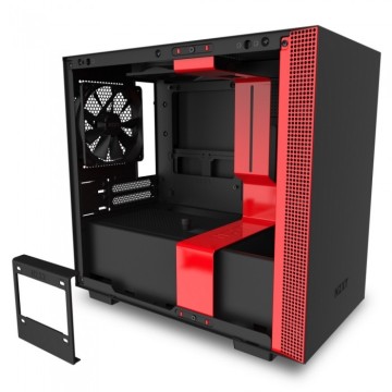 Компьютерный корпус NZXT H210i Black/Red CA-H210i-BR