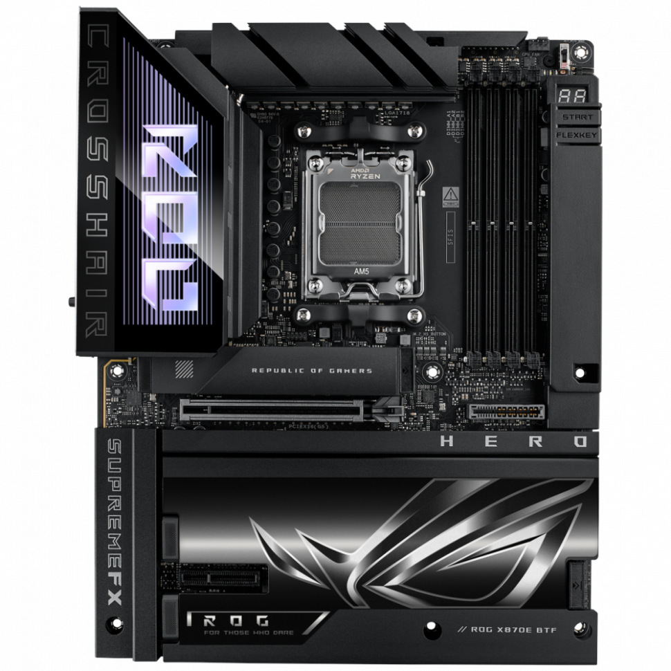 Материнская плата ASUS ROG CROSSHAIR X870E HERO BTF WIFI 7 (90MB1MX0-M0EAY0)