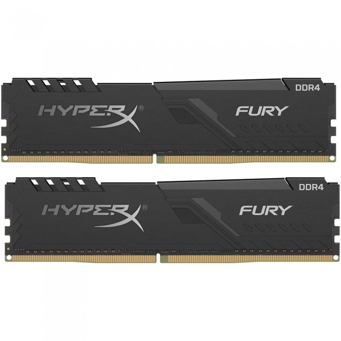 Оперативная память 64 Gb 3200 MHz Kingston HYPERX FURY Black (HX432C16FB3K2/64)