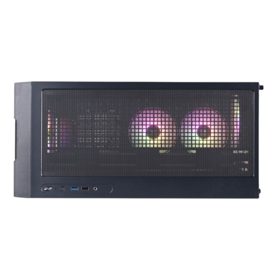 Компьютерный корпус 1STPLAYER AU7 ARGB Black (AU7-BK-2FA7-14-2FA7R-1FA7)