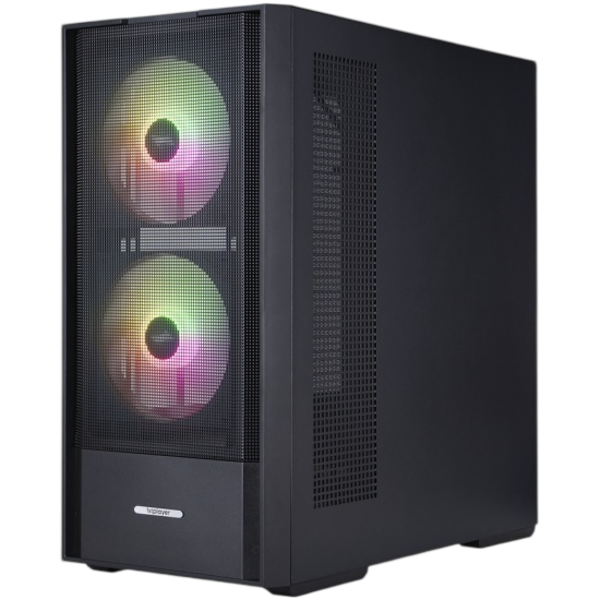 Компьютерный корпус 1STPLAYER AU7 ARGB Black (AU7-BK-2FA7-14-2FA7R-1FA7)