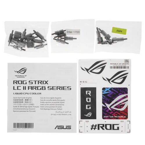 Система жидкостного охлаждения для процессора ASUS ROG STRIX LC II 240 ARGB 90RC00E1-M0UAY0