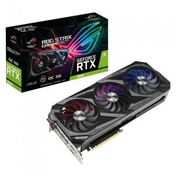 Видеокарта ASUS (ROG-STRIX-RTX3090-O24G-GAMING) GeForce RTX 3090 24GB ROG STRIX GAMING OC 90YV0F93-M0NM00