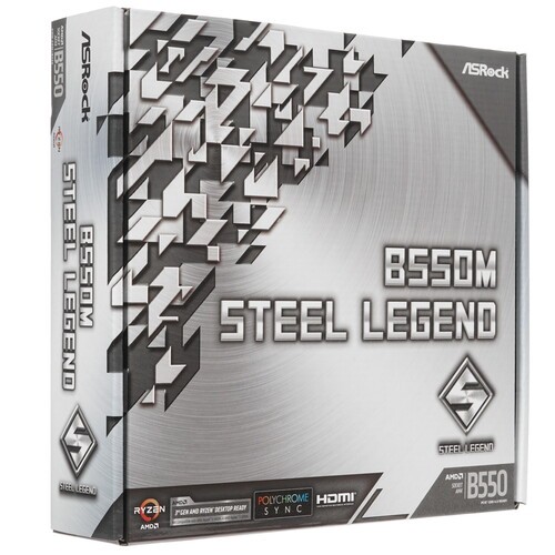 Материнская плата ASRock B550M STEEL LEGEND