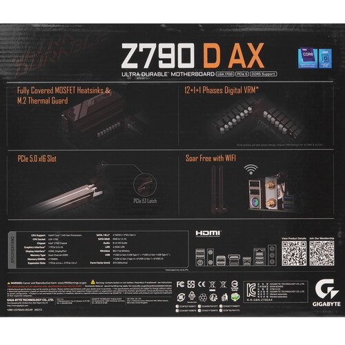 Материнская плата Gigabyte Z790 D AX