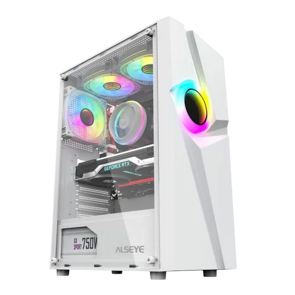 Компьютерный корпус ALSEYE TG White (305-3/W)