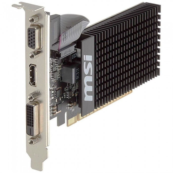 Видеокарта MSI (GT 710 1GD3H LP) GeForce GT 710 1GB Silent LowProfile