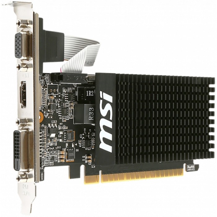 Видеокарта MSI (GT 710 1GD3H LP) GeForce GT 710 1GB Silent LowProfile