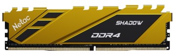 Оперативная память 8 Gb 3200 MHz NETAC SHADOW Yellow (NTSDD4P32SP-08Y)