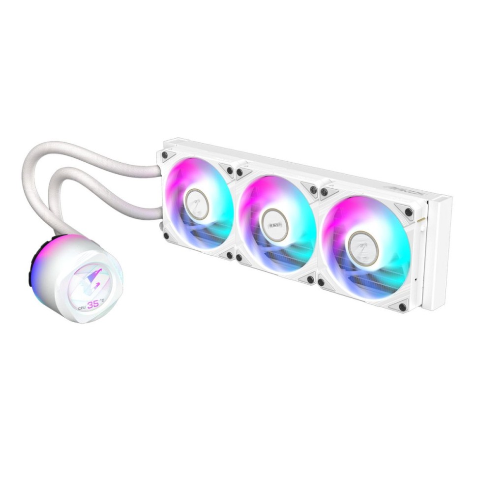 Система жидкостного охлаждения для процессора Gigabyte AORUS WATERFORCE X II 360I White