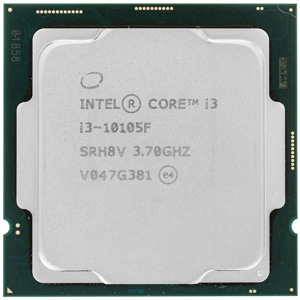 Процессор Intel Core I3-10105F S1200 3700 MHz OEM CM8070104291323
