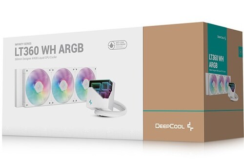 Система жидкостного охлаждения для процессора Deepcool LT360 WH ARGB White (R-LT360-WHAMNC-G-1)