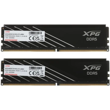 Оперативная память 32 Gb 6000 MHz ADATA XPG LANCER Blade Black (AX5U6000C3416G-DTLABBK)
