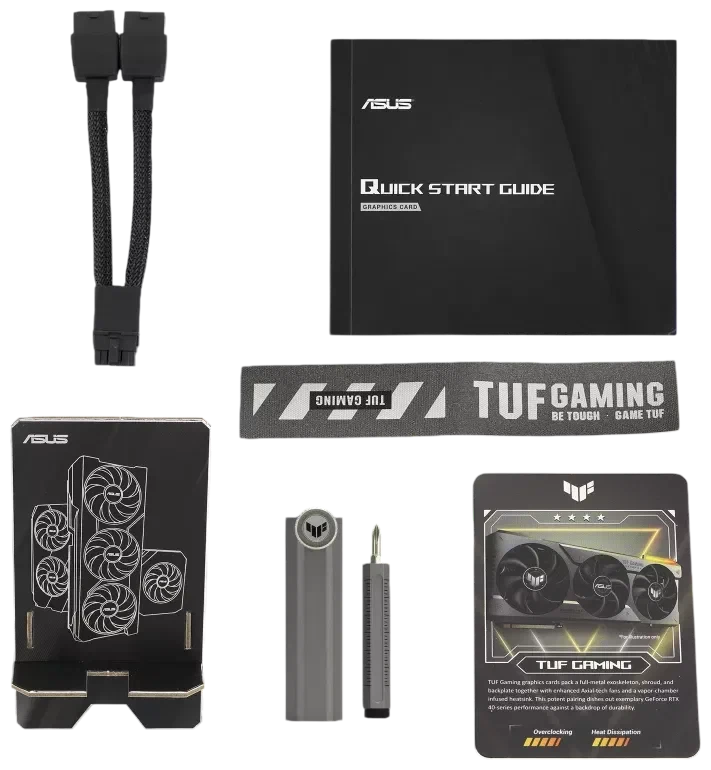Видеокарта ASUS (TUF-RTX4070TI-O12G-GAMING) GeForce RTX 4070 Ti 12GB TUF GAMING OC 90YV0IJ0-M0NA00