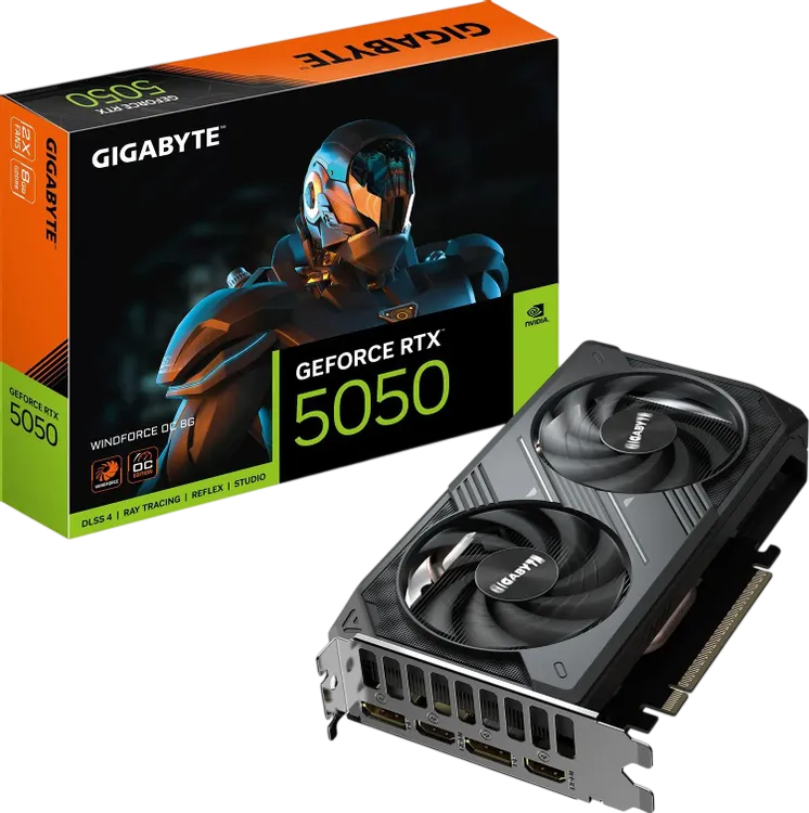 Видеокарта Gigabyte (GV-N5050WF2OC-8GD) GeForce RTX 5050 8GB