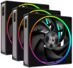 Комплект вентиляторов для корпуса ID-COOLING MF-1230-ARGB-K TRIO ARGB Black
