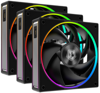 Комплект вентиляторов для корпуса ID-COOLING MF-1230-ARGB-K TRIO ARGB Black