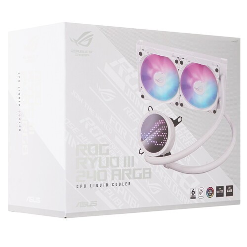 Система жидкостного охлаждения для процессора ASUS ROG RYUO III 240 ARGB White 90RC00J2-M0UAY0