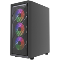 Компьютерный корпус Powercase Mistral EA21 TG FRGB Black (CMAEA21-L4)
