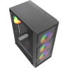Компьютерный корпус Powercase Mistral EA21 TG FRGB Black (CMAEA21-L4)