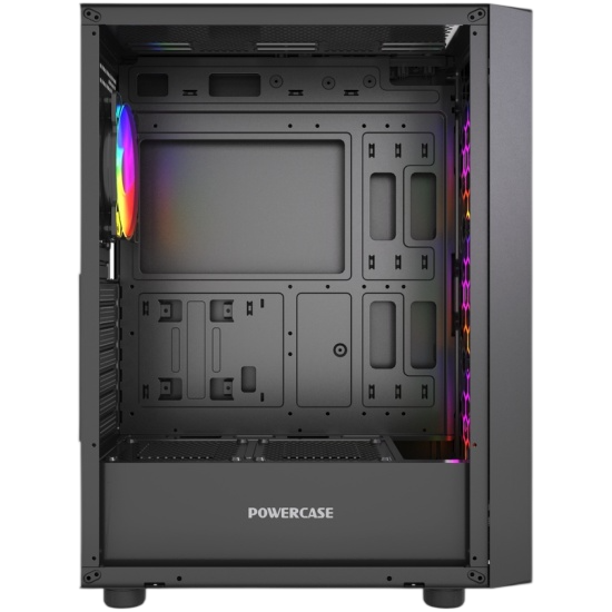 Компьютерный корпус Powercase Mistral EA21 TG FRGB Black (CMAEA21-L4)