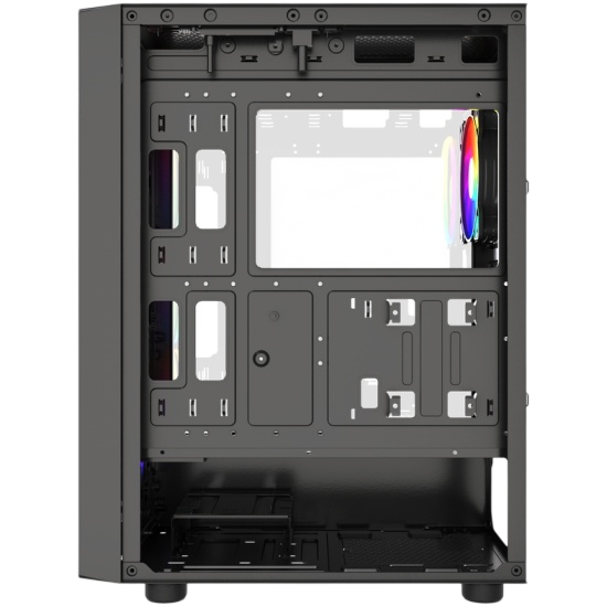 Компьютерный корпус Powercase Mistral EA21 TG FRGB Black (CMAEA21-L4)