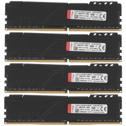 Оперативная память 64 Gb 2666 MHz Kingston HYPERX FURY Black (HX426C16FB4K4/64)