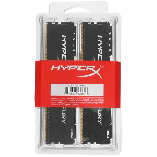 Оперативная память 64 Gb 2666 MHz Kingston HYPERX FURY Black (HX426C16FB4K4/64)