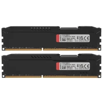 Оперативная память 16 Gb 1600 MHz Kingston FURY Beast Black (KF316C10BBK2/16)