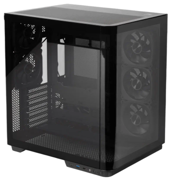 Компьютерный корпус Zone 51 Vault Black (Z51CASVLTBK)