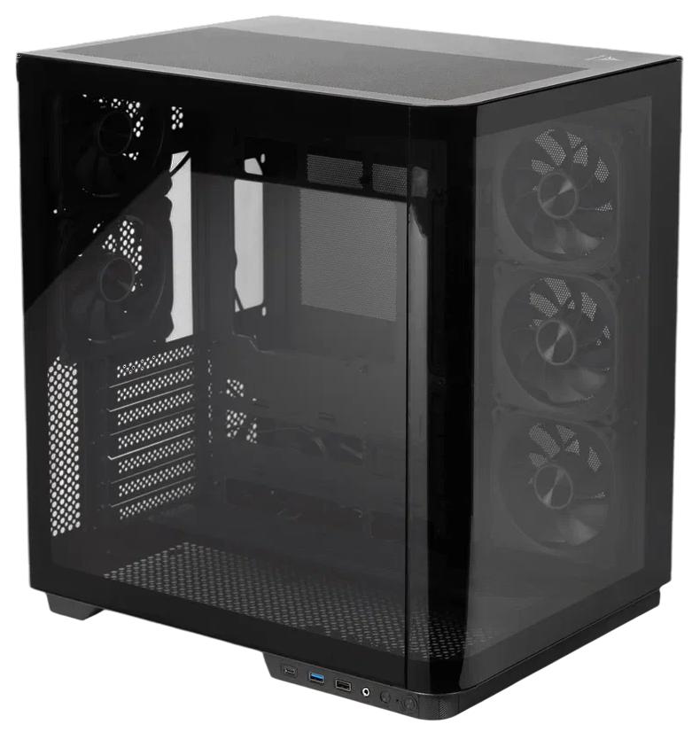 Компьютерный корпус Zone 51 Vault Black (Z51CASVLTBK)