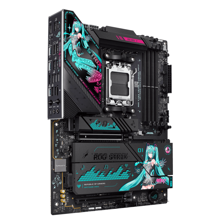 Материнская плата ASUS ROG STRIX X870E-H GAMING MIKU WiFi7 (90MB1MA0-M0EAY0)