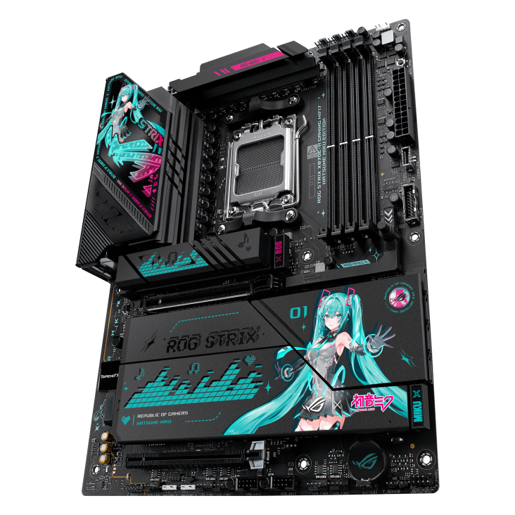 Материнская плата ASUS ROG STRIX X870E-H GAMING MIKU WiFi7 (90MB1MA0-M0EAY0)