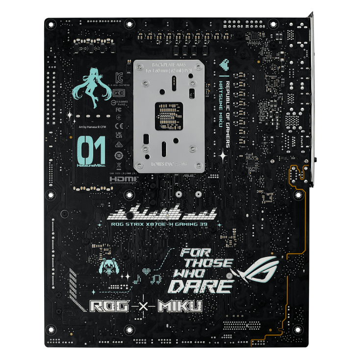 Материнская плата ASUS ROG STRIX X870E-H GAMING MIKU WiFi7 (90MB1MA0-M0EAY0)