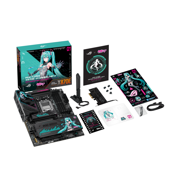 Материнская плата ASUS ROG STRIX X870E-H GAMING MIKU WiFi7 (90MB1MA0-M0EAY0)