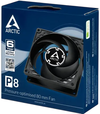 Вентилятор для корпуса Arctic Cooling P8 Black/Black (ACFAN00147A)