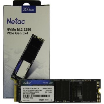 Твердотельный накопитель NETAC 256 Gb (NT01N930E-256G-E4X)