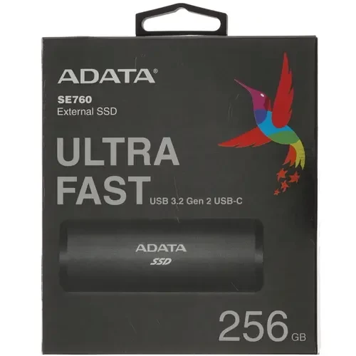 Внешний SSD ADATA XPG 256 Gb SE760 External Titan-Gray ASE760-256GU32G2-CTI
